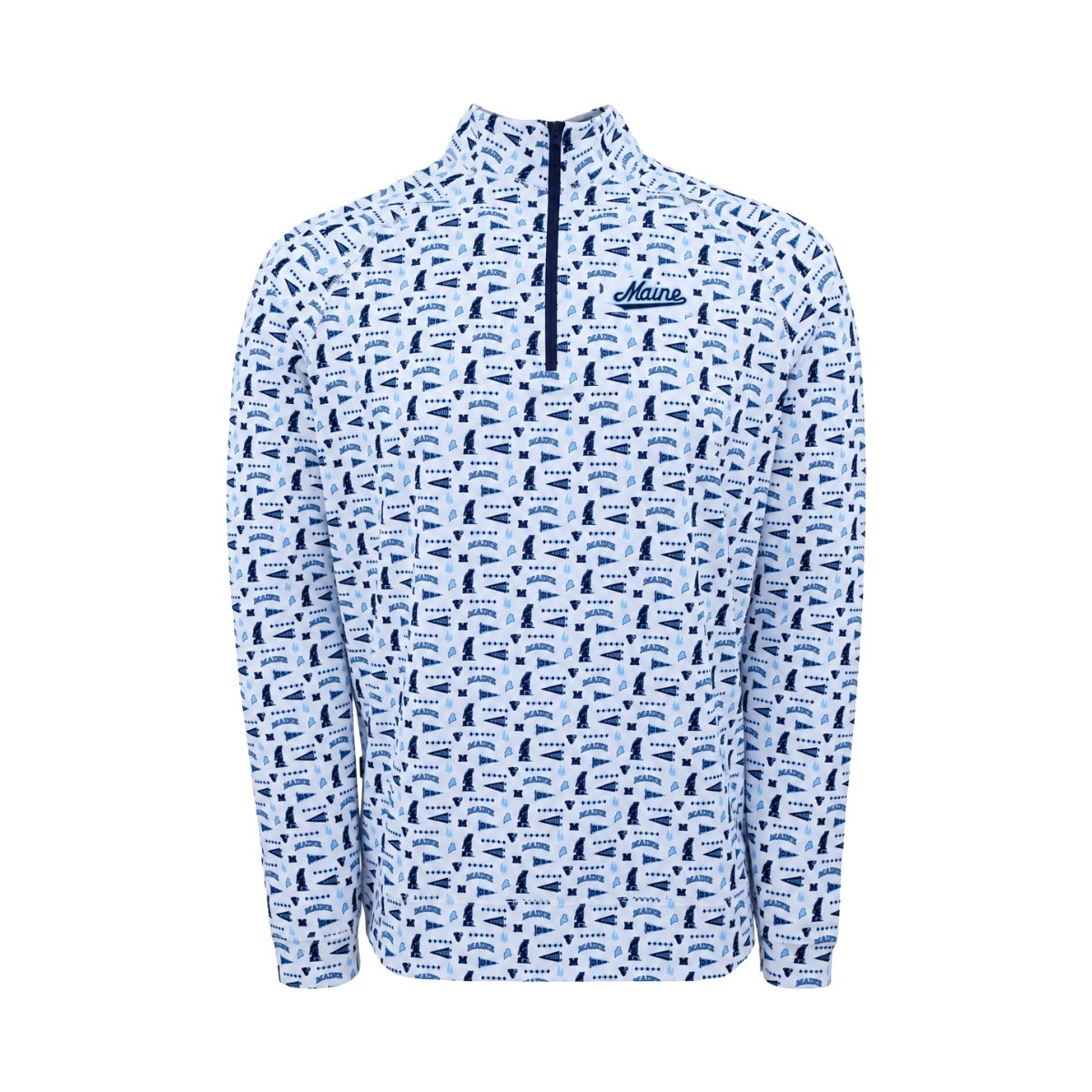 Novus Maine Script Logos Performance 1/4 Zip